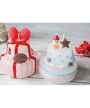 クリスマスケーキ キャンドルづくり