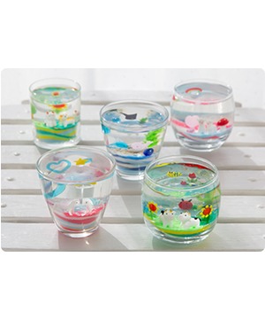 LEDライトで光る！クリアキャンドルをつくろう！